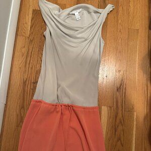 DVF Two Tone Mini Dress